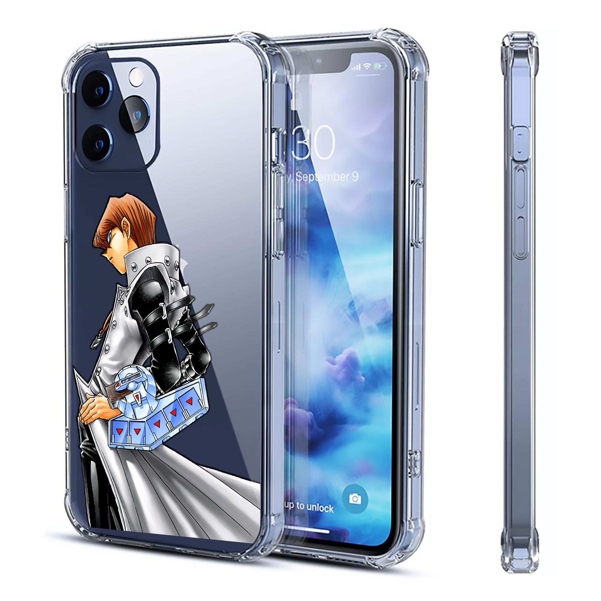 （画像用） 遊☆戯☆王 Yu-Gi-Oh! 【iPhone 12シリーズ対応】透明スマホケース（クリアソフトケース）